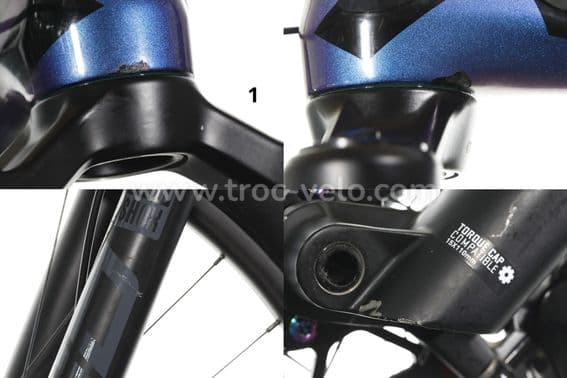 Produit Reconditionné - VTT Tout-Suspendu Kaiser K-One FS Sram XX1 Eagle AXS 12V Bleu/Violet 2021 - 3