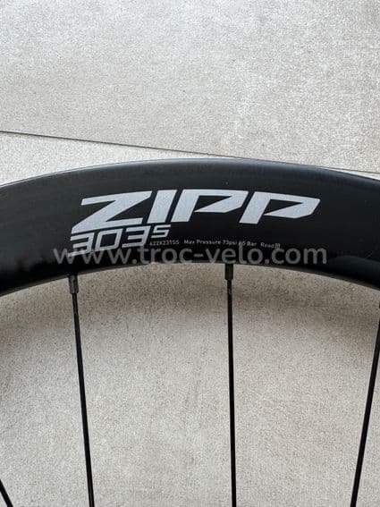 Paire roues vélo Zipp 303 S tubeless - 3