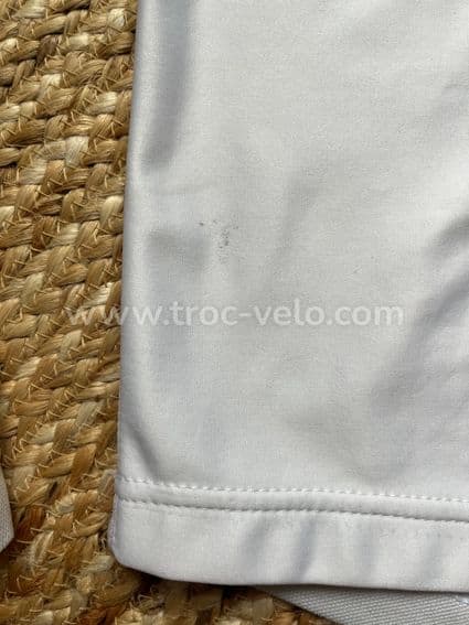 T-shirt maillot jersey manches longues windstopper anti coupe vent MYBIKE blanc nacré - 6