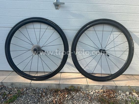 Jantes carbone GIANT SLR0 à patins pour boyaux - 1