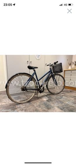 Vélo Mixte Rétro Type Vtc Centurion Modèle Discovery avec Panier Fixe Cadre en Aluminium Taille L - 2