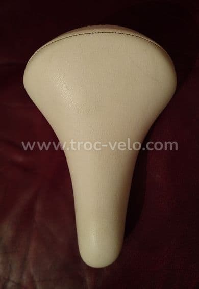 Selle Mbk blanche confort vintage a ressort en Bé - 2