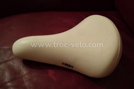 Selle Mbk blanche confort vintage a ressort en Bé - 3