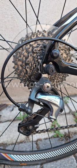 Vélo route Femme cadre carbone cintre droit frein à disque taille XS - 3