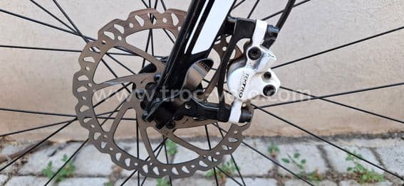 Vélo route Femme cadre carbone cintre droit frein à disque taille XS - 7