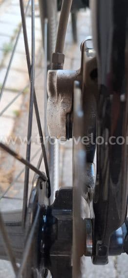 Vélo route Femme cadre carbone cintre droit frein à disque taille XS - 9