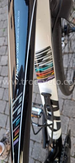 Vélo route Femme cadre carbone cintre droit frein à disque taille XS - 12