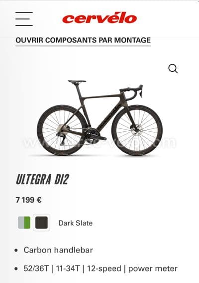 đ„rĂ©servĂ©đ„Cervelo SOLOIST 51 Ultegra Di2 12 Dura Aceđ„canyon trek scott specialized colnago - 4